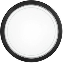Eglo - Applique murale/Plafonnier planet 1 noir, E27 max. 1X60W