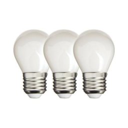 Lot de 3 ampoules led, culot E27, 470 lumens, éq. 40W, Blanc chaud - PACK3RFE470PO - Xanlite
