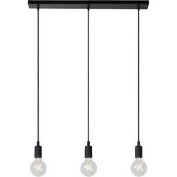 Suspension - 3xE27 - Noir Lucide fix