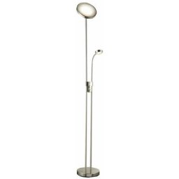 B.k.licht - Lampadaire led dimmable métal lampe à vasque salon orientable