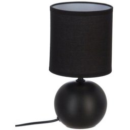 Atmosphera - Lampe céramique noire H25 créateur d'intérieur - Noir