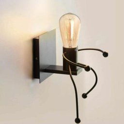 Applique Murales Lumière industrielle Créatif Lampes Intérieur rétro Iron Art déco E27 Base pour