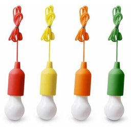 Alice's Garden - Lot de 4 lampes guinguettes led pour jardin. camping. garage. Fonctionne avec
