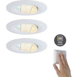 Luminaire à LED encastrable Paulmann HomeSpa Set Calla 92999 N/A Puissance: 15 W blanc chaud N/A
