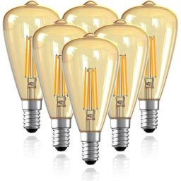 Ampoule E14 Vintage,Ampoule Edison led ST48 E14 Lampe Décorative Rétro Edison Ampoule Vintage