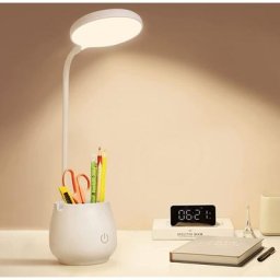 Lampe de bureau pour dortoir de bureau à domicile, petite lampe de bureau led rechargeable avec