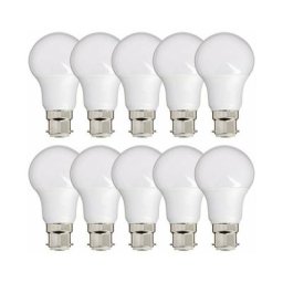 Xanlite - Lot de 10 Ampoules led A60, culot B22, 9W cons. (60W eq.), lumière Blanc Neutre