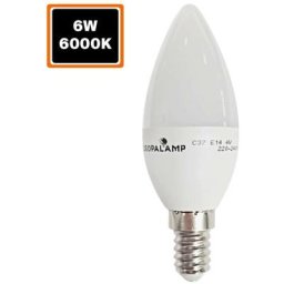 Ampoule led flamme E14 6W 6000K Haute Luminosité
