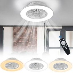 Ventilateur de plafond led Plafonnier Ventilateur De Plafond Dimmable avec Télécommand Lustre De