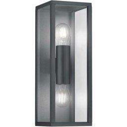 Trio Lighting - Applique Garonne Anthracite 2x10W E27 - Gris