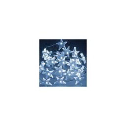 Guirlande lumineuse à piles Étoile Micro led Blanc froid 40 led