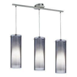 Moderne pinto nero nickel-mat, E27 max. 3X60W - Eglo
