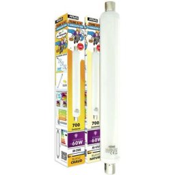 Tube led S19 linolite 9W Eq 60W Température de Couleur: Blanc chaud 3000K