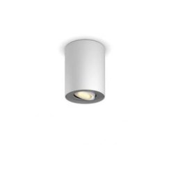 Hue White Ambiance pillar Spot 1x5.5W extension compatible Bluetooth - Blanc (Télécommande non