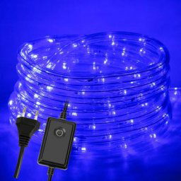 Guirlande lumineuse à led de 30 m - Pour extérieur et intérieur - Bleu - Guirlande lumineuse pour