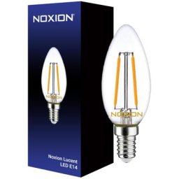 Lucent led E14 Bougie Filament Claire 2.5W 250lm - 827 Blanc Très Chaud Dimmable - Équivalent 25W