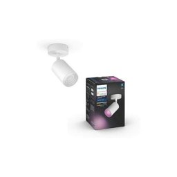 Hue White & Color Ambiance fugato Spot 1x5.7W, Blanc, Compatible Bluetooth, fonctionne avec Alexa,