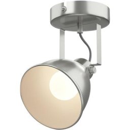 Lampe murale à éclairage direct Lampe murale en métal Design moderne E14 Argent