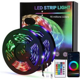 Ruban led WiFi 10M Bande led app, led chambre Synchronisation avec la Musique, Lumière led