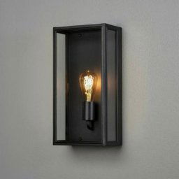 Konstsmide Lighting - Konstsmide Carpi Lanterne Murale Extérieure Moderne Grand E27 Noir Avec Verre