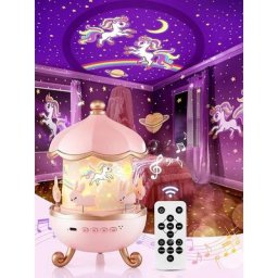 Projecteur de veilleuse pour bébé ciel étoilé, veilleuse pour enfants, veilleuse musicale, rotation