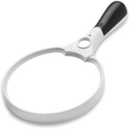 Grande Loupe avec Éclairage à led - Lentilles de Grossissement 2X 4X 10X - Meilleure Loupe Géante