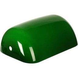 BSR - Remplacement Glass Bankers Couverture de l'abat-jour pour lampe de bureau (vert)