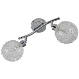 Lindby - Plafonnier à intensité variable 'Ticino' en métal pour couloir - argenté, chromé