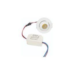 Mini Spot led Encastrable Orientable 3W cob 45° Rond - Blanc Froid 6000K - 8000K - Blanc Froid