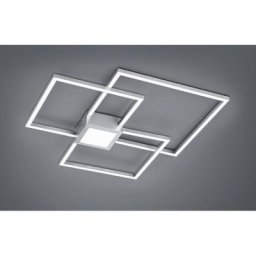 Plafonnier Hydra Nickel Mat 1x38W SMD LED - Gris