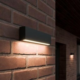 Led Applique Exterieur 'Elvira' en aluminium - graphite, satiné