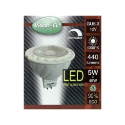 Spot led 5W 12V à culot MR16 blanc neutre dimmable