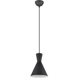 Suspensions Enzo Noir Mat 1x28W E27 - Noir