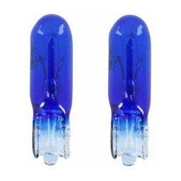 2x ampoule 12V 1,2W T5 W2x4,6D bleu wedge voiture tracteur remorque moto