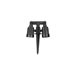Spot à Piquer led 2 Têtes Extérieur IP44 pour Ampoule E27