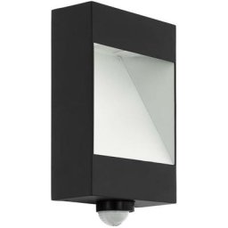 éclairage à LED paroi extérieure Manfria anthracite, blanc L: 20 cm H: 32,5cm T: 8cm capteur IP44
