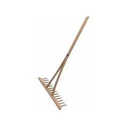 Râteau à foin 14 dents 540mm avec manche en bois