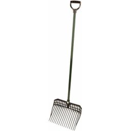 Fourche à copeaux EcoFork avec manche, noire
