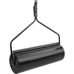 Rouleau à gazon de jardin noir 63 l fer Vidaxl n/a
