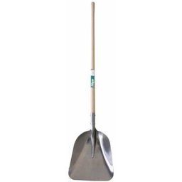 Pelle à grain ou neige aluminium emmanché 1,20 m 40 x 33