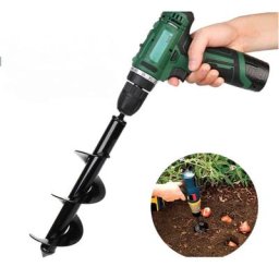 Foret à vis sans fin pour la plantation 4 45 cm Mise à niveau de la tarière de jardin Foret en