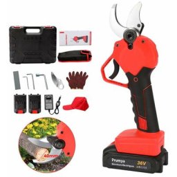 Sktooy - Secateur electrique Professionnel Sans Fil 750W 40mm Avec 2 Batteries Rechargeable 2000mAh