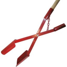 Pelle croisée pour poteaux de bois avec poignée en bois (110-280mm) Tarrière pelle Taille 1