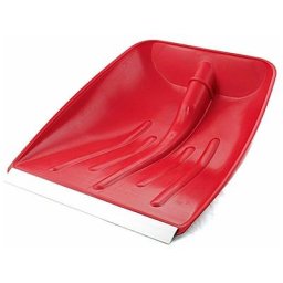 Pelle d'écurie en plastique avec rebord en fer