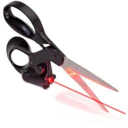 Ciseaux à Guidage Laser - Poignée en abs - Pour Couture ou Bricolage