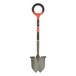 Pelle ronde - coupe racines - Tête en v - rootslayer Venteo Tête inversée/dentée - outils de jardin