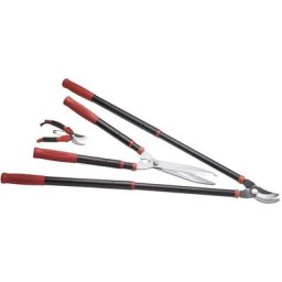 Kit sécateur télescopique, taille haie et sécateur à main