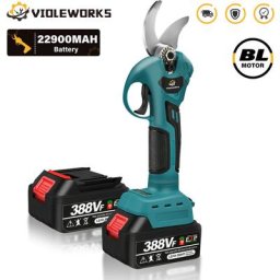 Sécateur électrique sécateur ciseaux de coupe de branche sans fil 388VF 3000W 4 vitesses avec 2