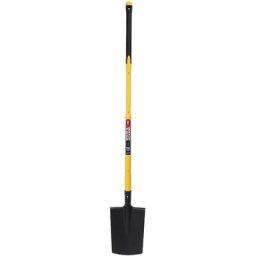 Bêche Senlis à rebords de 28 cm manche trimatières pomme de 110 cm jaune et noir Spear&jackson