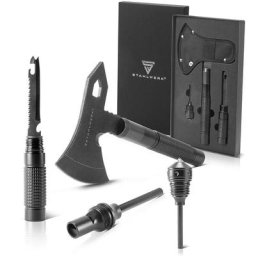 Stahlwerk - Multitool / Outil multifonctions / Kit de survie en plein air avec hache, couteau